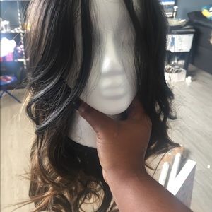 Non lace front wig